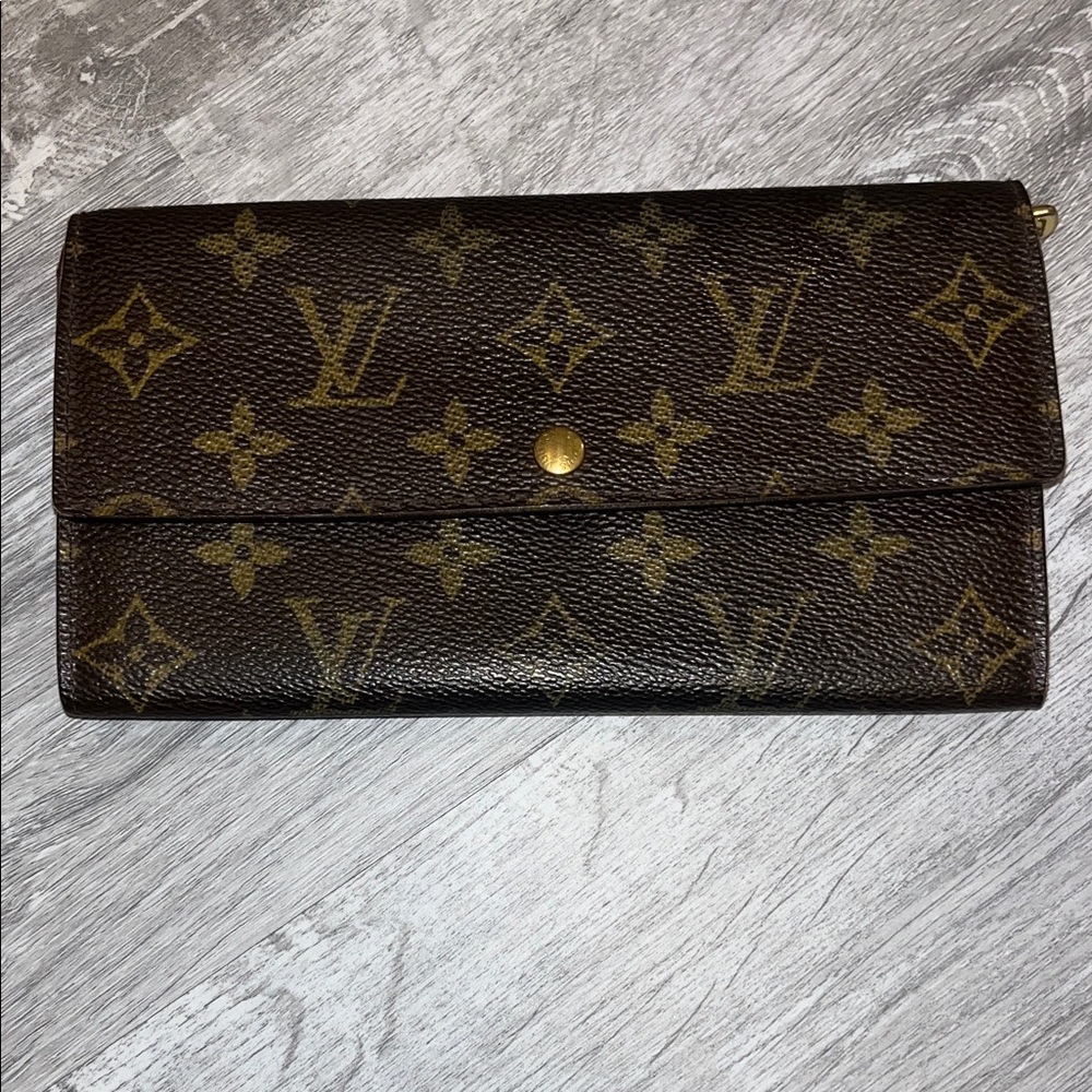 Louis Vuitton Dark Brown Monogram Wallet